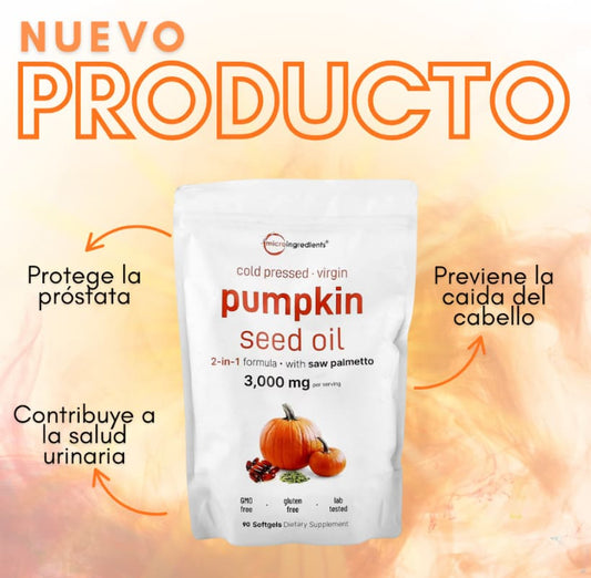 Capsulas Aceite de Semilla de Calabaza